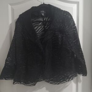 Black Sheer Women's Blazer